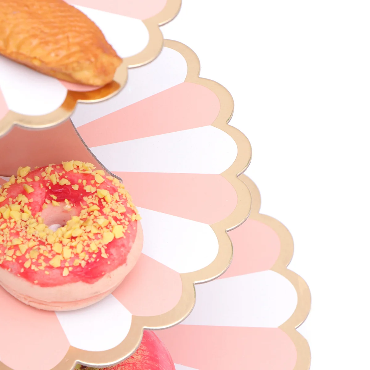 Подставка для десерта тарелки с фруктами трехъярусная сервировочная тарелка