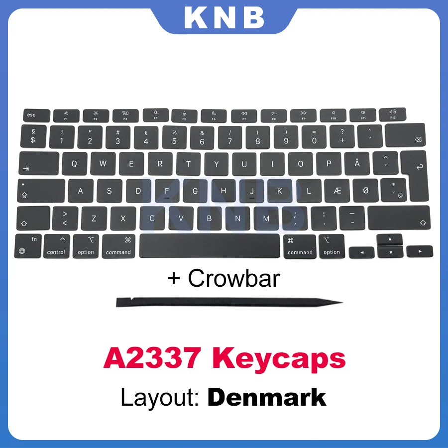 

Новые сменные колпачки клавиш клавиатуры для Macbook Air 13 "M1 A2337 колпачок клавиш расположение Дании 2020 год