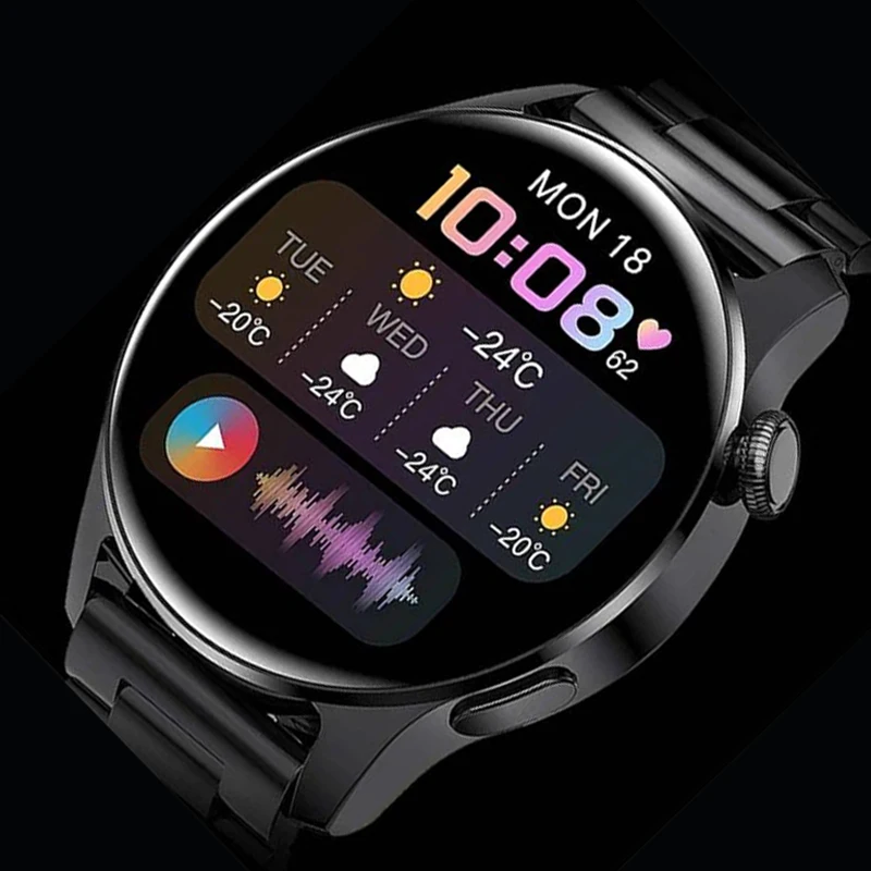 

2023 New Bluetooth Call Smart Watch Men Full Touch Sport Fitness Watches Men Waterproof Heart Rate Smartwatch Man Android IOS