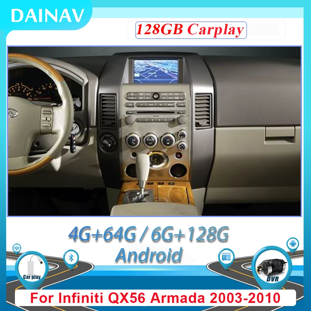 Автомобильный мультимедийный плеер 12 1 дюйма для Infiniti QX56 2003 2004 2005 2006 2007 2008-2010