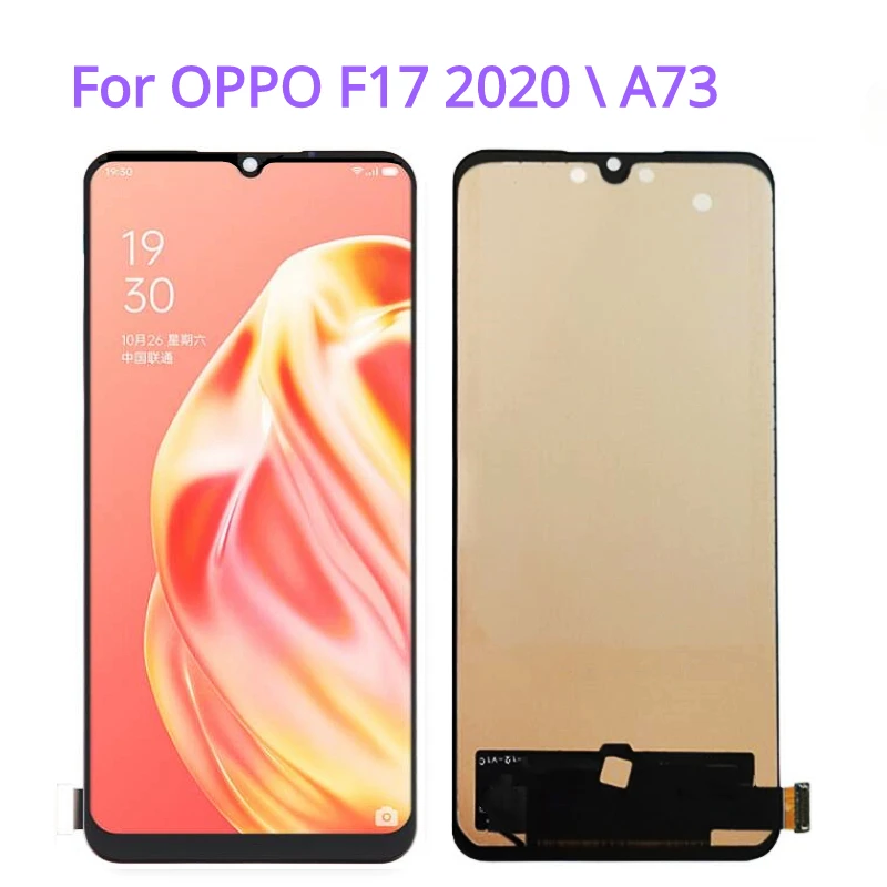 

6.4 inch TFT For Oppo F17 2020 LCD Display Screen Touch Panel Digitizer Assembly For Oppo A73 2020 Global LCD