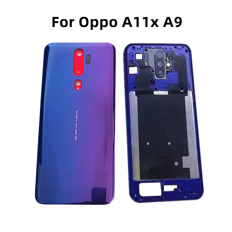 Новый корпус для Oppo A11x A9 2020 cphвнимание CPH1939 cph1944 задняя крышка батарейного отсека