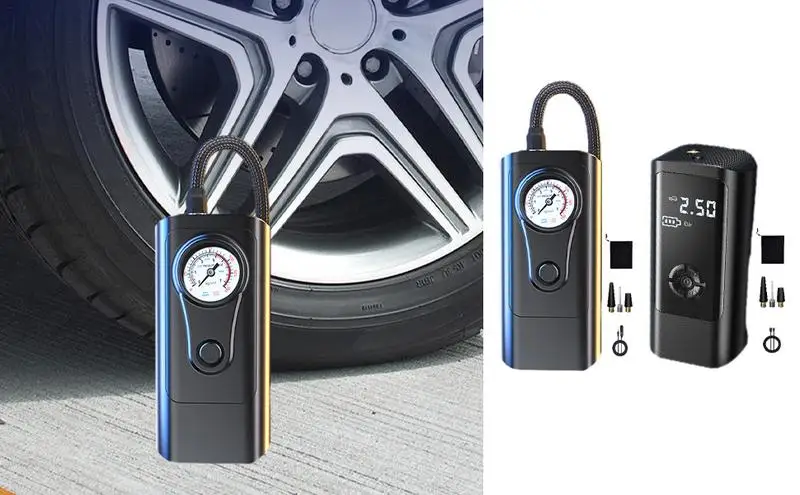 

Portable Car Tyre Inflator For Motocycle Balls High Quality vehicle Tire Air Inflator Pump Small Air Compressor Car Accessories