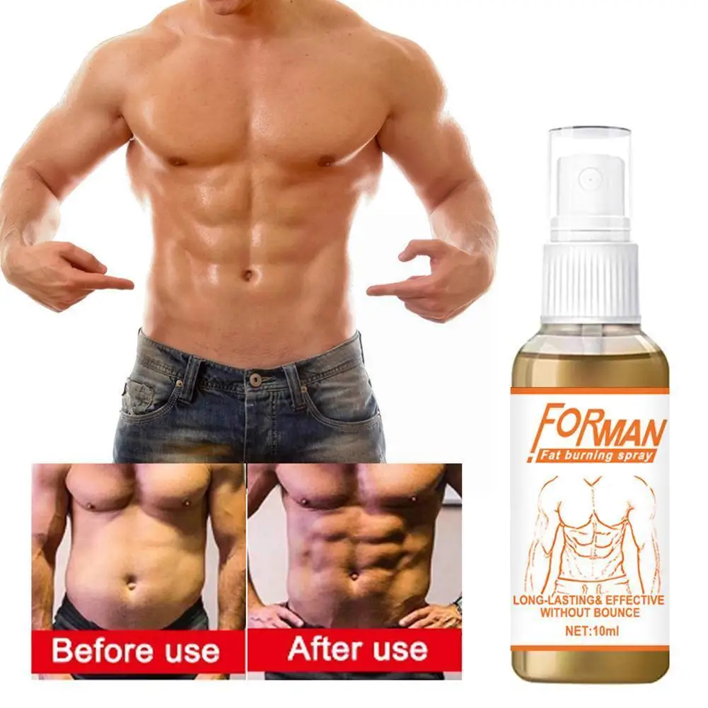 

10ml Powerful Abdominal Muscle Spray Anti Cellulite Burn Fitness Slimming Products Men Fat Cream Slim Women Strong Loss Wei I1U4
