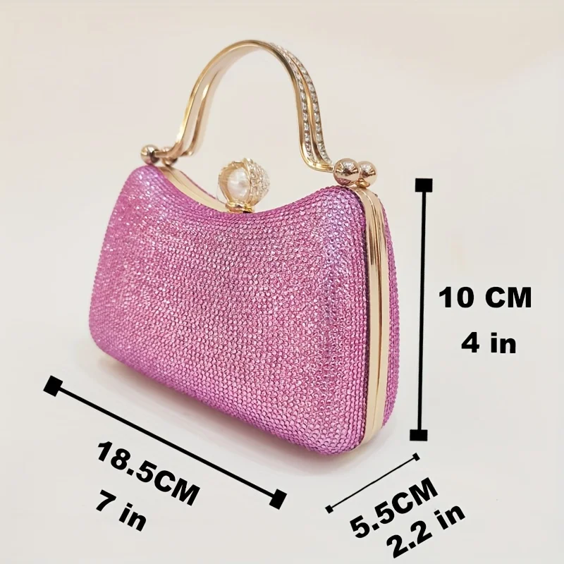 Женские сумки с бриллиантами Женский кошелек-клатч камнями для невесты женские