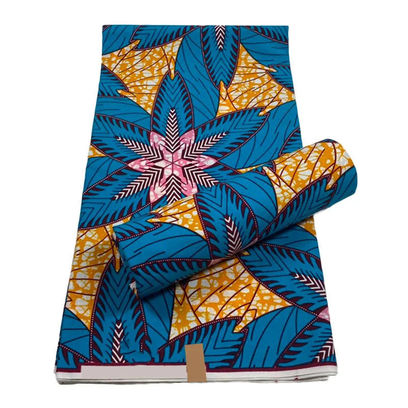 

Ankara African Real Wax Tissus Fabrics Printed 100% Cotton Sewing Origin Fabric Material For Clothes Patchwork Crafts SC0630