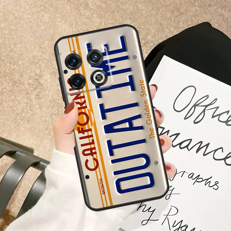 Фото Чехол Back To The Future Plate OUTATIME для OnePlus 15R 15 13 13R 13T 12 12R 10T 11 10 Pro Nord 5 CE 2 3 4 Lite N20 N30 №5