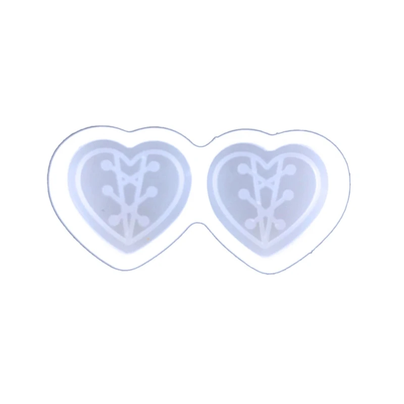 

Heart Symbols Ear Studs Silicone Mold Various Styles Earrings Mold Suitable for Epoxy Resin Diy Craft Jewelry Making 340C