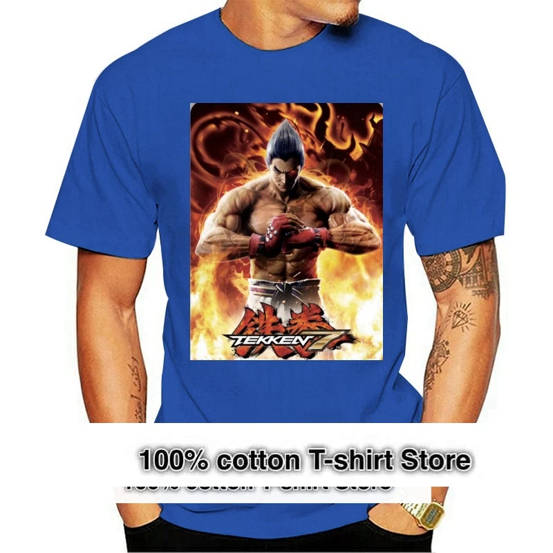 

Мужская футболка Tekken 7 Kazuya Мисима футболка для смешной футболки Новинка футболка Wo Men 1