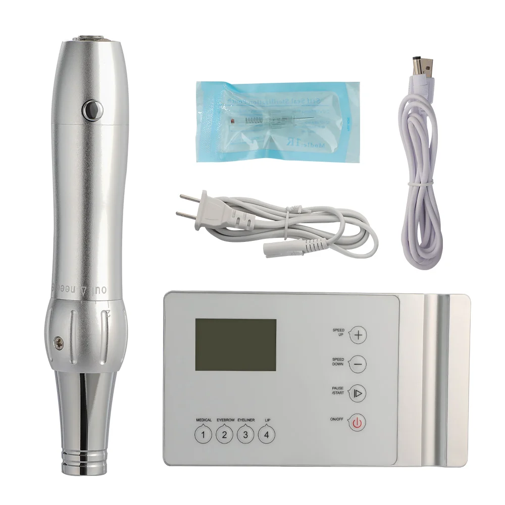 

Solong New Intelligent High Quality Tattoo Machine Pen Pmu Supply Wholesale Permanent Makeup Eyebrow Tattoo Kit