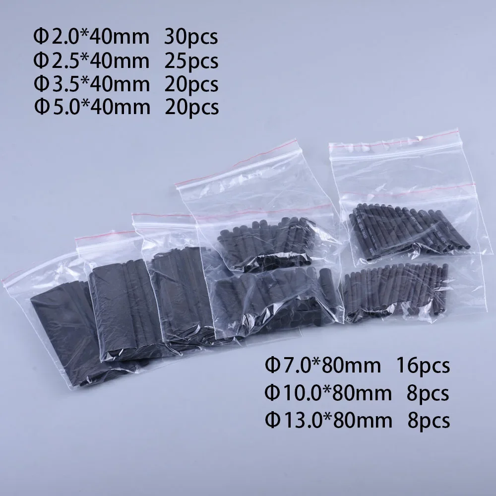 127-800 шт. термоусадочная трубка, термостойкая трубка, комплект термоусадочной упаковки, электрическое соединение, провод, изоляционная оболочка кабеля