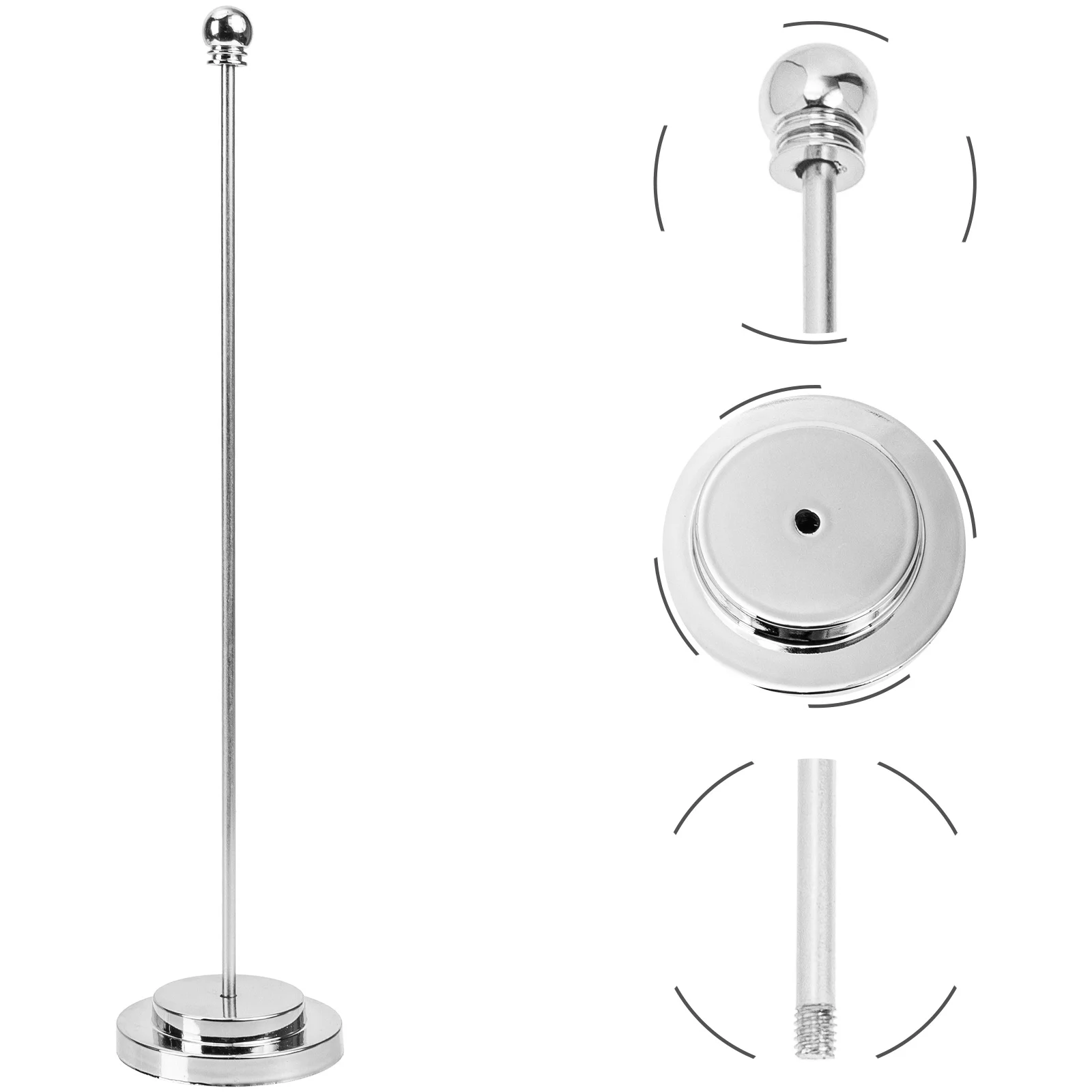 

Flag Stand Base Desk Decoration Small Outdoor Flagpole Holder Desktop Bracket Mini Table Iron