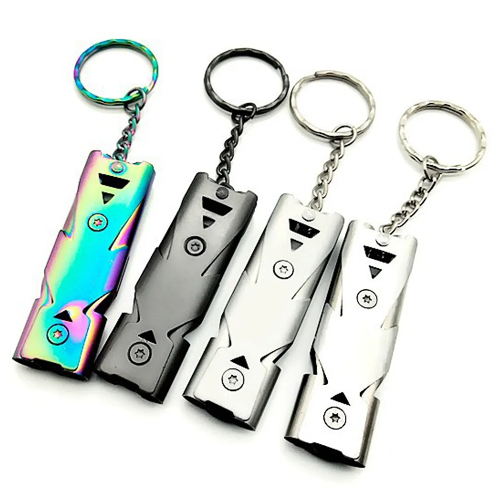 Дальний свисток для кемпинга охоты пешего туризма двойной трубки выживания