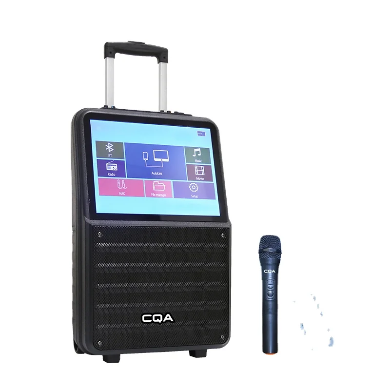 CQA NEW guangzhou вечерние домашний динамик 10 &quotдинамик для караоке с экраном 15 4 дюйма