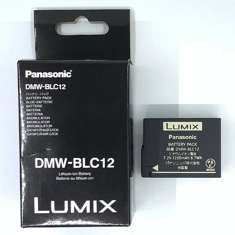 100% оригинальное зарядное устройство 1200 мАч для камеры Panasonic DMW-BLC12 G95 G85 G80 G5 G6 G7 G8 GX8