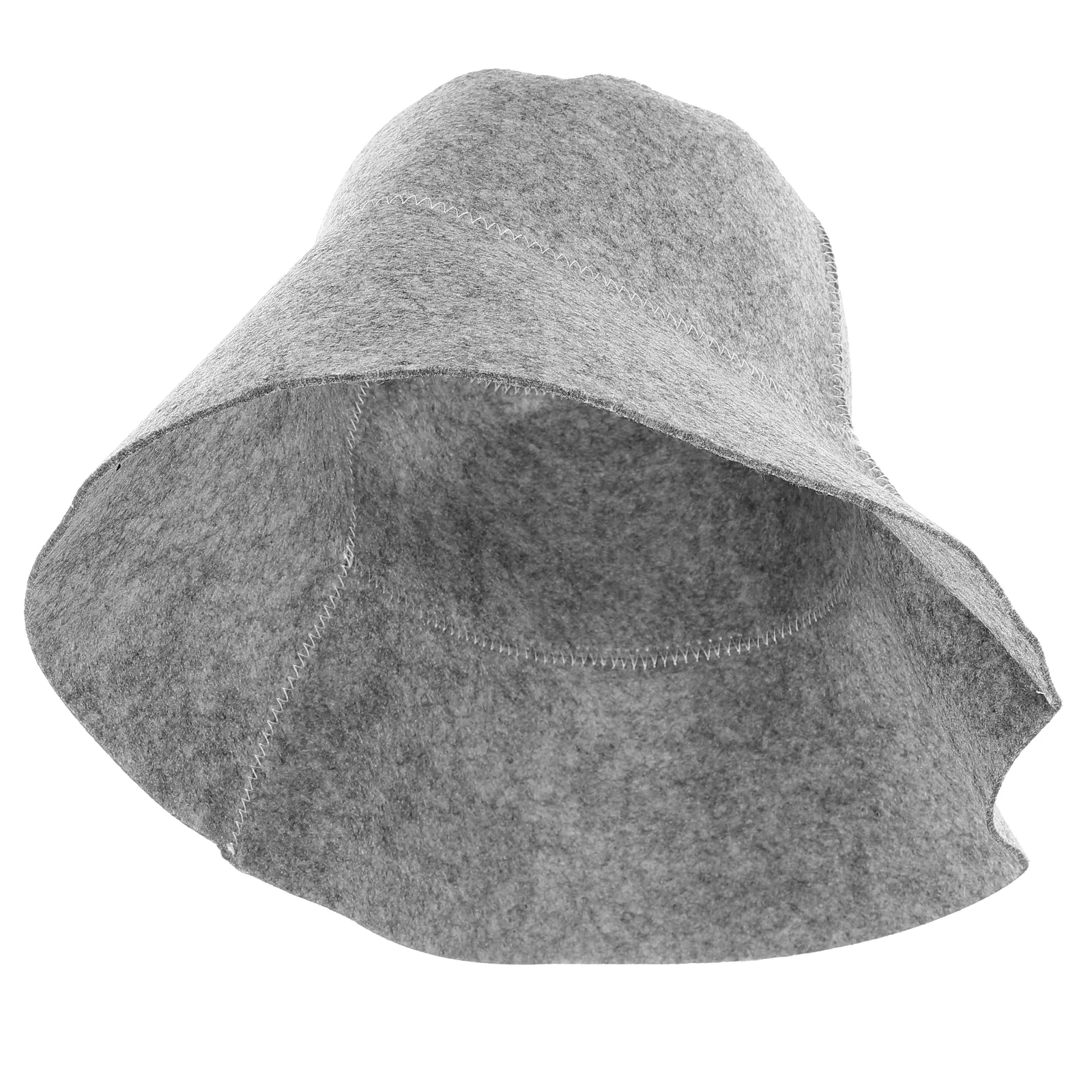 

Felt Shower Cap Comfortable Sauna Room Hat Hair Protecting Accessories Supplies
