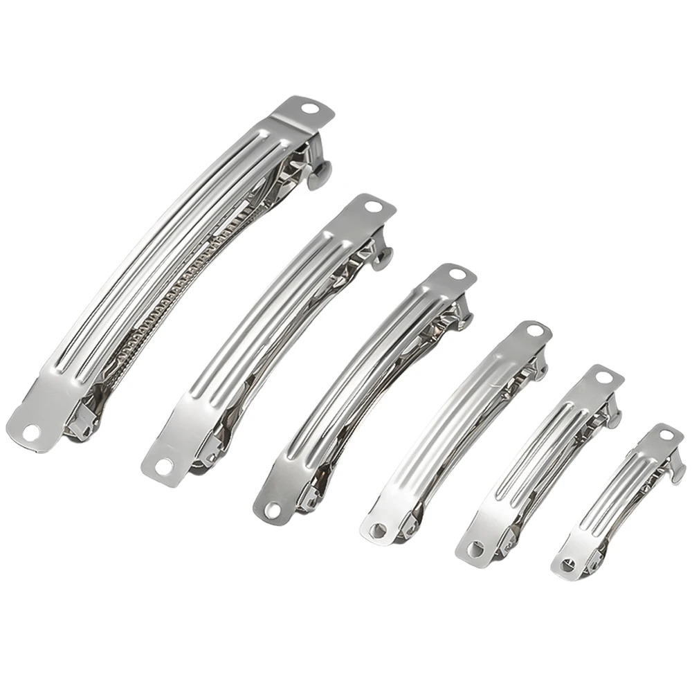 10 шт./лот металлические французские заколки-заколки одежда для волос пустая