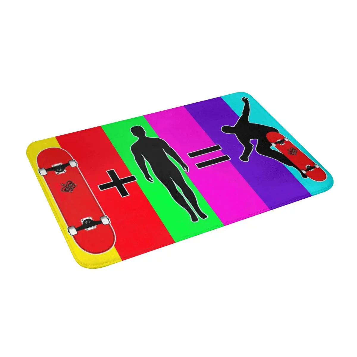 

Van King Skate Body Adventure In Colors Bath Door Floor Mat Rug Carpet Entrance Living Room Home Kitchen Doormat Bedroom Bedside