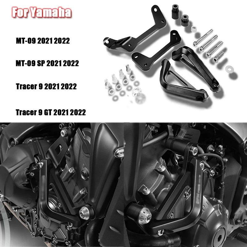 

For Yamaha MT-09 MT-09 SP 2021 2022 Tracer 9 Tracer 9 GT 2021-22 Falling Engine Protetive Guard Cover Crash Bar Frame Protector