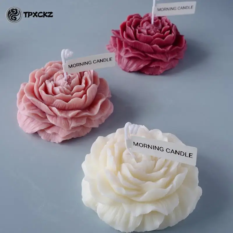 

Peony Lotus Tulip Flower Candle Silicone Mold DIY Handmade Soap Aromatherapy Gypsum Glue Mould Handicraft Decoration