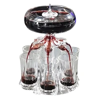upgraded shot glass dispenser red wine whiskey dispenser 6 shot dispenser for liquids drinks beverages and cocktail cup holder