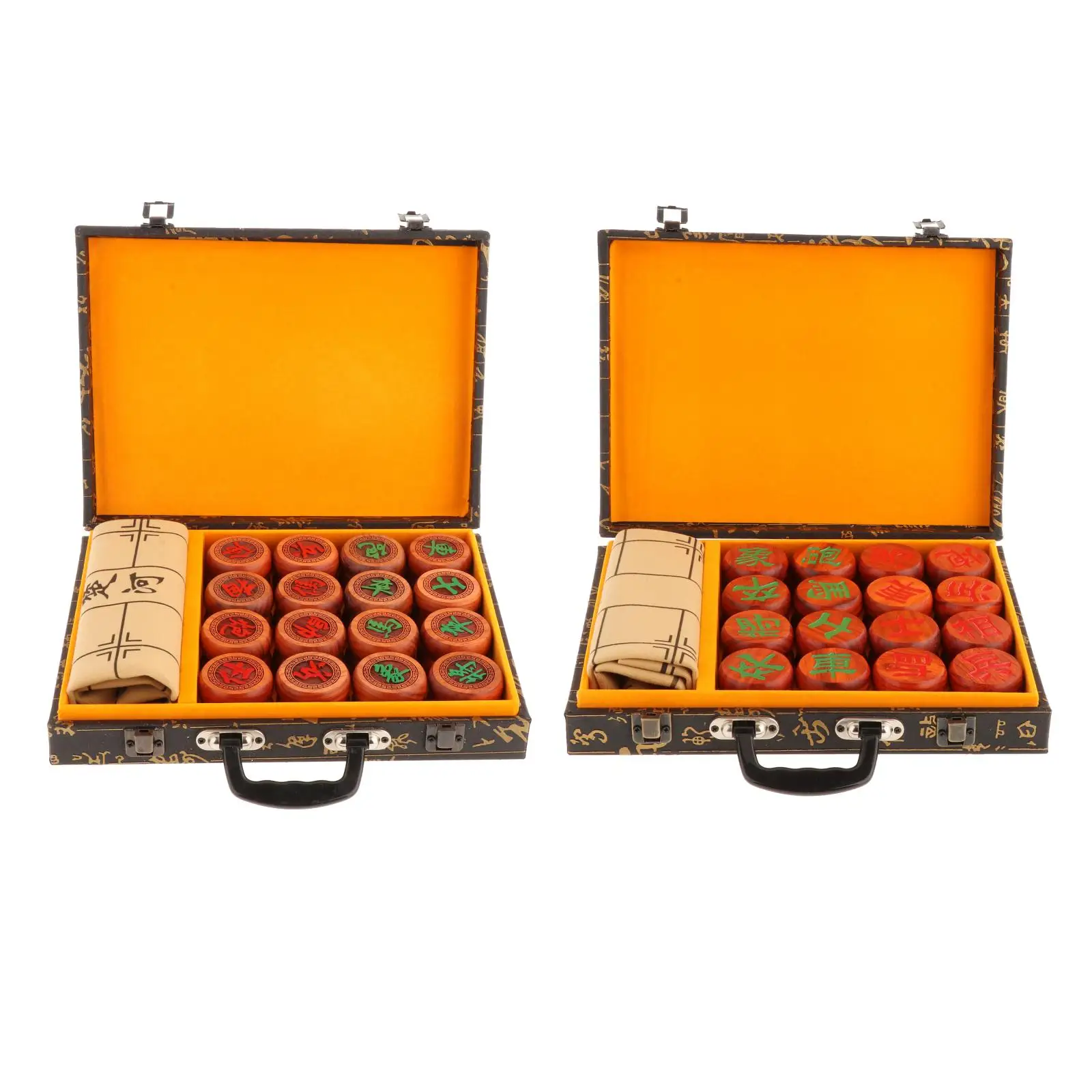

Collectible Chinese Chess Set Portable Family Classic and Game for