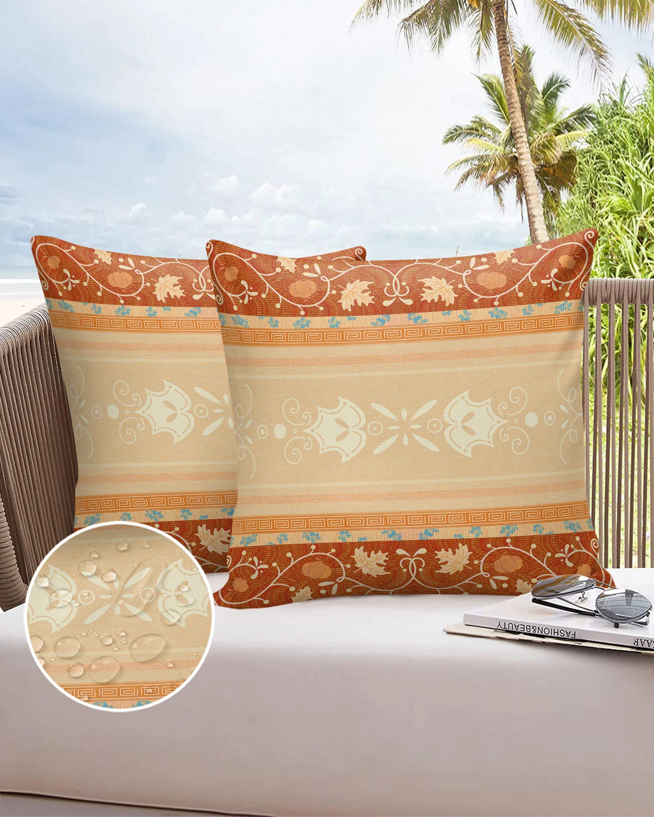 

2/4 шт., прямоугольные водонепроницаемые наволочки из хлопка и льна