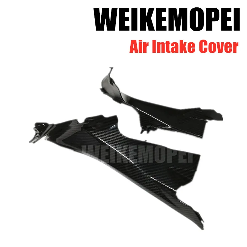 

Carbon Fiber Painted Motorcycle Fairing Upper Air Intake Tube Ram Cover Fit For Ducati Panigale 1199 899 2012 2013 2014 ABS