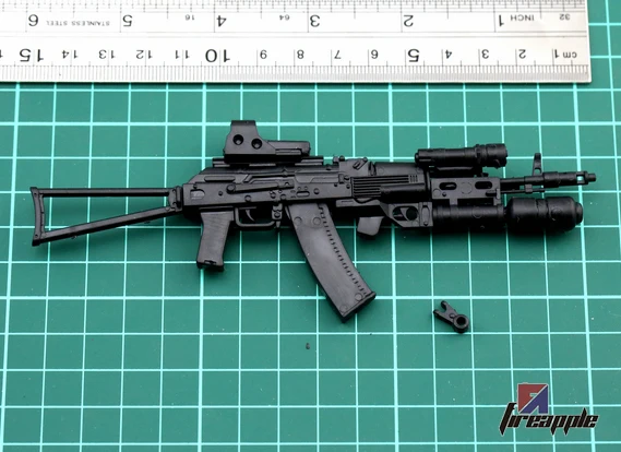 1:6 масштаб AK74 оружие штурмовой винтовки пластиковая пушка в сборе модель для