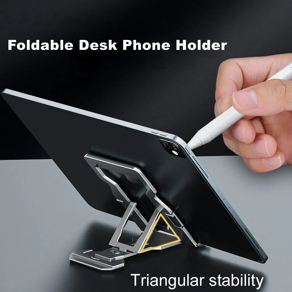 

Универсальный складной настольный держатель для телефона подставка для крепления многофункциональная поднятая Рамка Портативный складно...