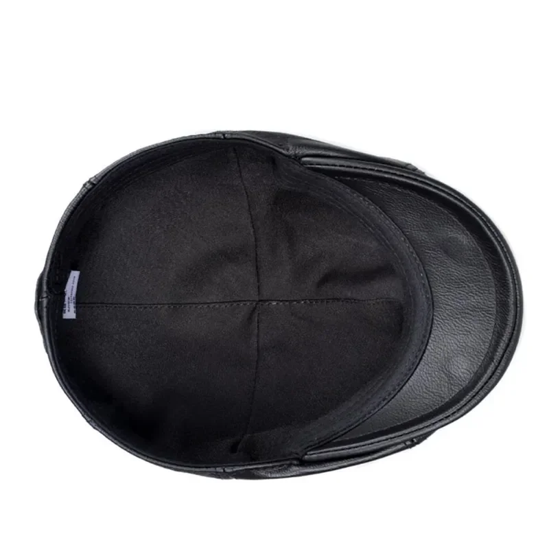 Кепка Pudi Man из натуральной коровьей кожи 2019 зимняя кепка таксиста для газетчика