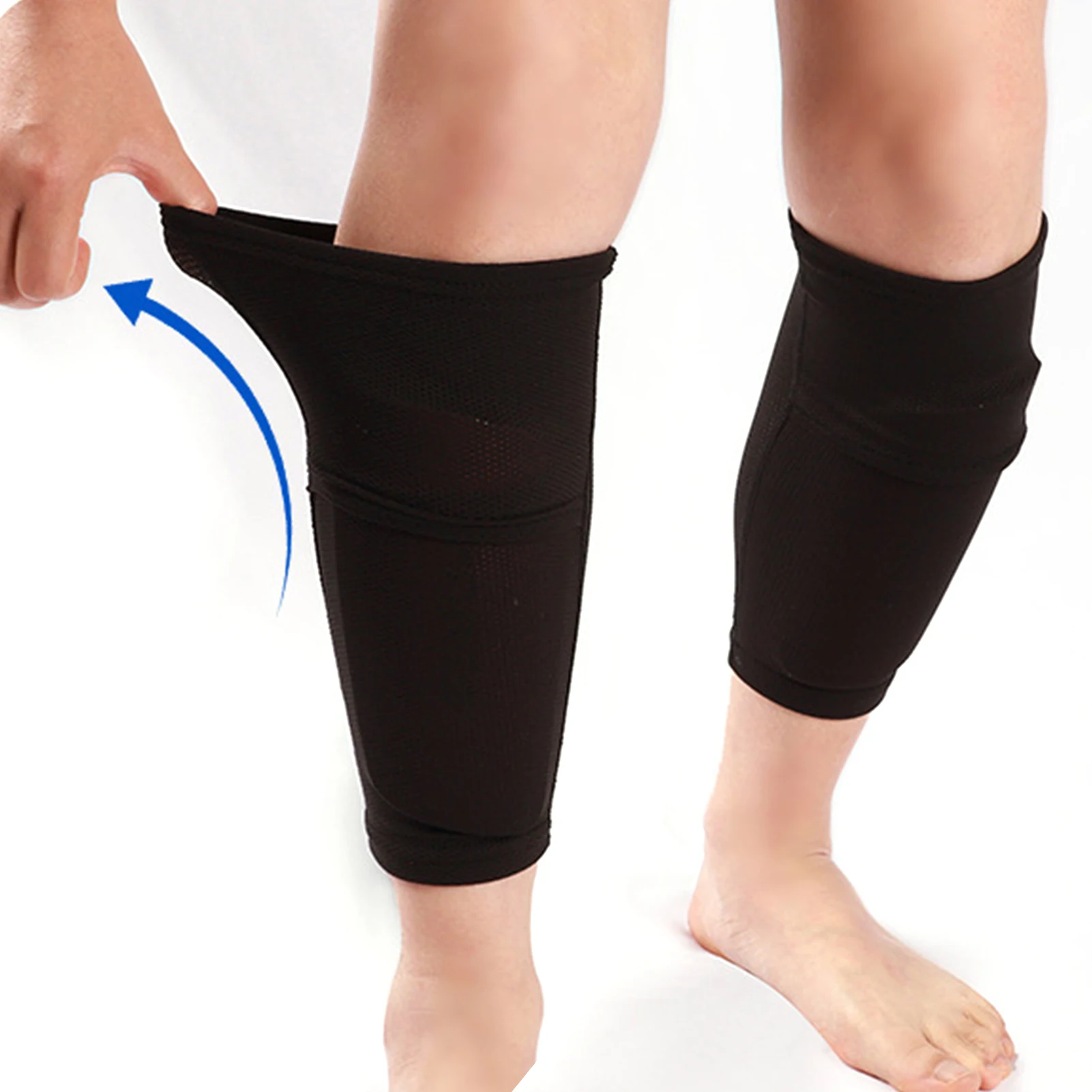 

Soccer Football Shin Guards Protection Support Compression Sleeves Sports Leg Brace Cycling Running Leg Warmers Comfortable