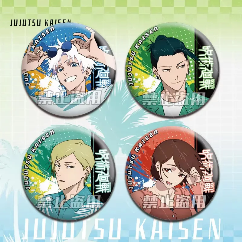 Мягкая булавка на пуговицах с жестяной оловянкой брошь в стиле аниме Gojo Satoru Geto