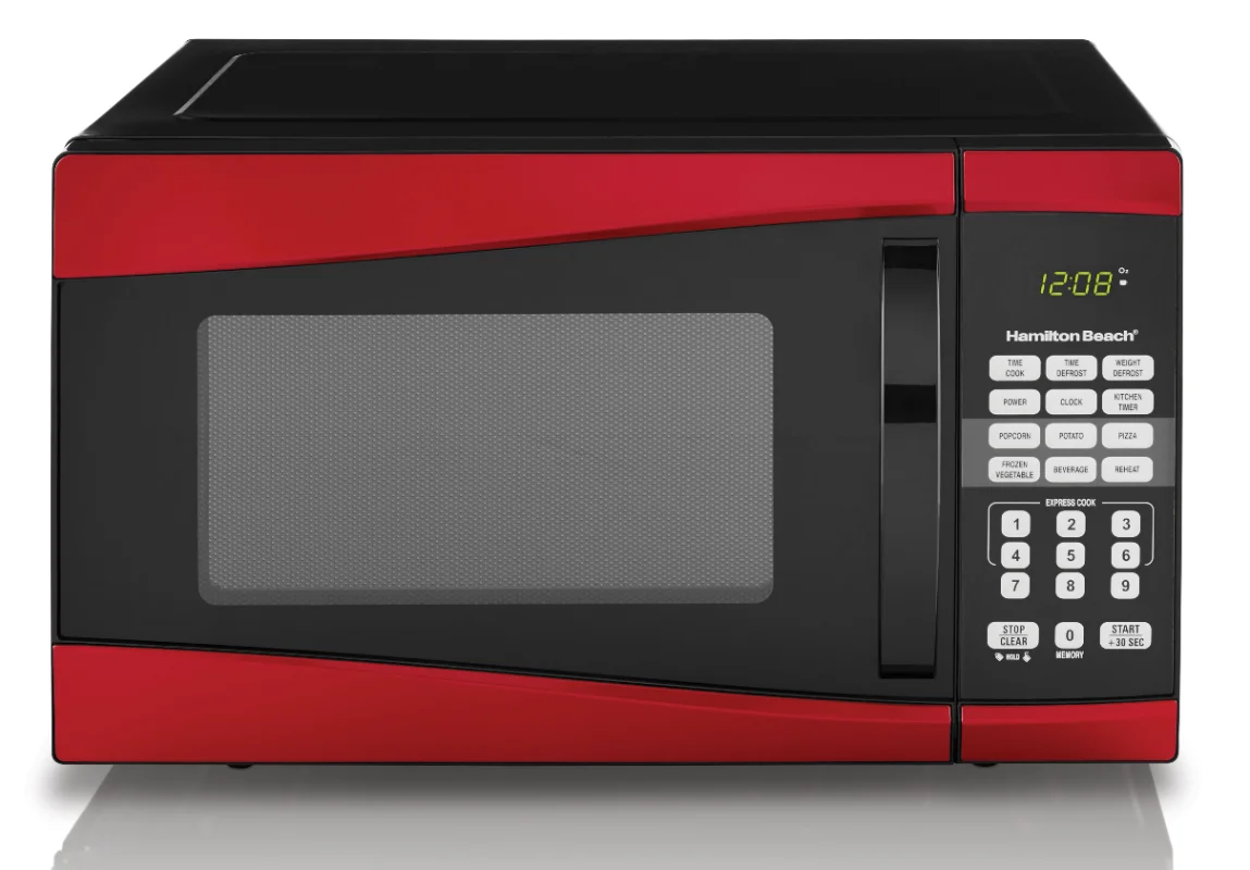 Hamilton Beach 0.9 Cu. ft. 900W Red Microwave oven