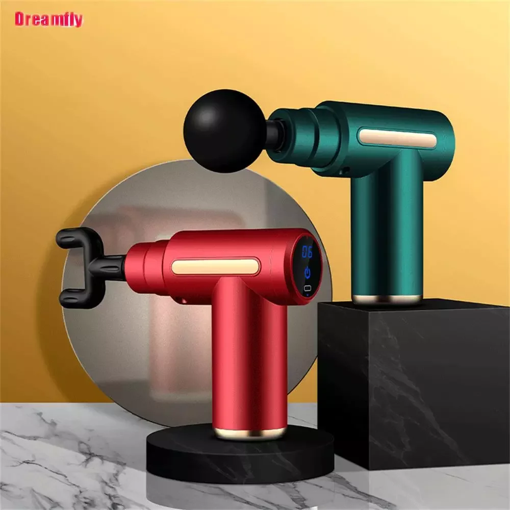 

NEW2023 Massage Gun Portable Percussion Pistol Massager For Body Neck Deep Tissue Muscle Relaxation Gout Pain Relief Fitness