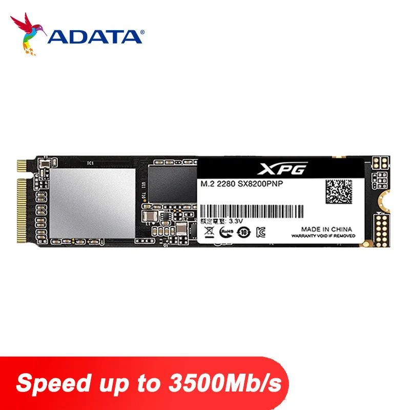 

ADATA XPG SX8200 Internal SSD M.2 256GB 512GB 1TB 2TB NVME 1.3 PCIe 3.0x4 Solid State Disk HDD Hard Drive M2 for Laptop Desktop