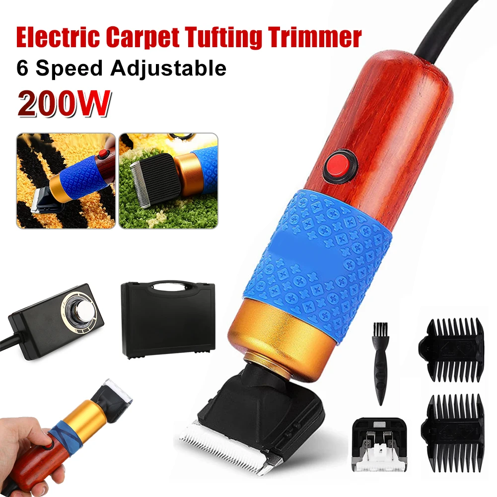 Tufting Carpet Trimmer Tufting Gun Trimmer Rug Carver Electric Rug Tuft Carver Clippers Carpet Carving Power Tool Wool Shears