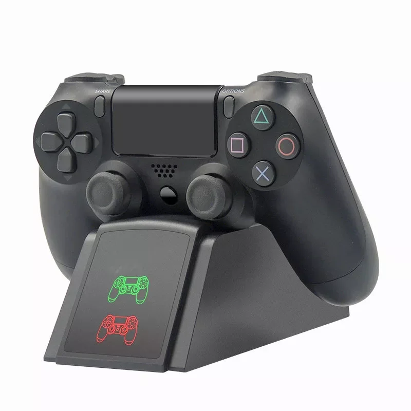 

NEW2023 PS4 Controller Fast Charging Dock Station Dual Charger Stand with Status Indicator for Play Station 4/PS4 Slim/PS4 Pro