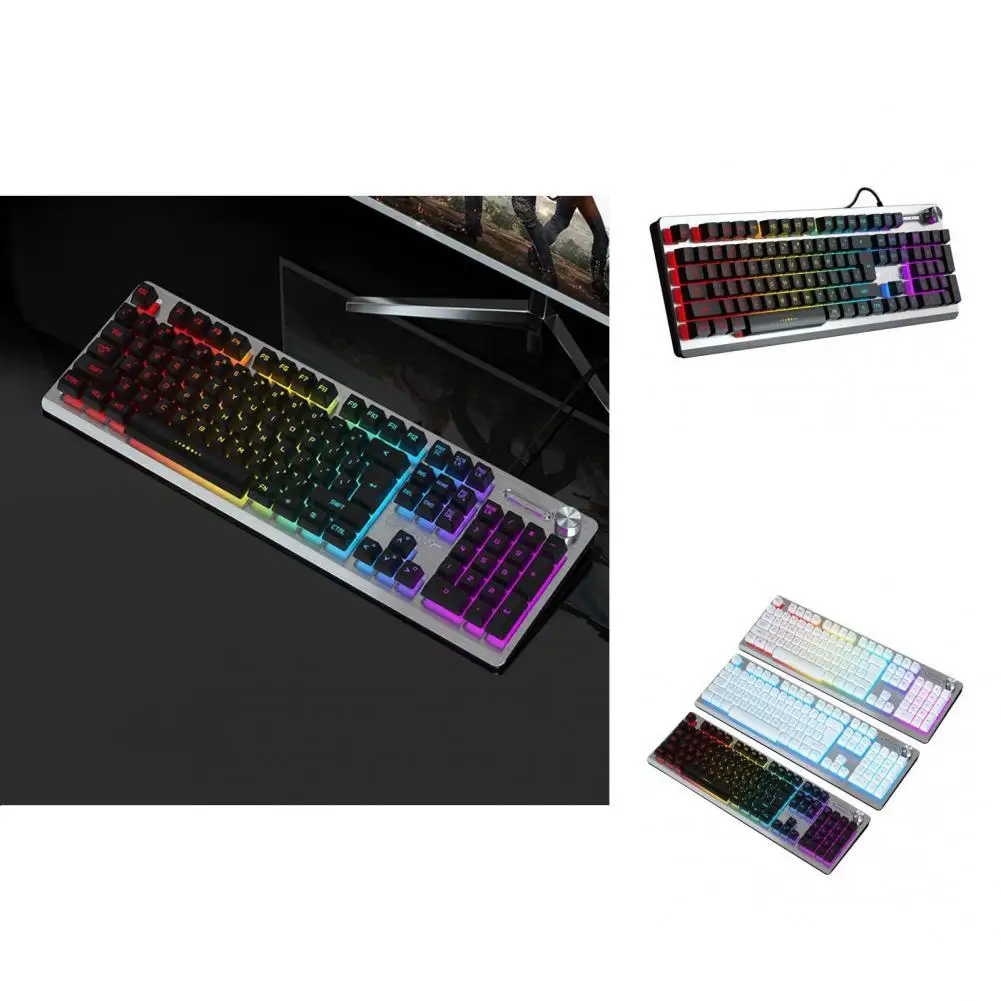 

Professional Portable RGB Lights 104 Keys Mechanical Gaming USB Keyboard for Home Mechanical Keyboard Computer Keyboard