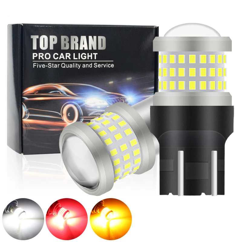 2 шт. светодиодные лампы 7440 W21W T20 7443 W21/5W