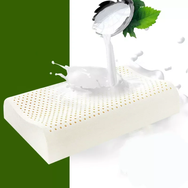 

New in 60x40 Thailand Pure Natural Latex Pillow Remedial Neck Protect Vertebrae Health Care Orthopedic Pillow Slow Rebound envio