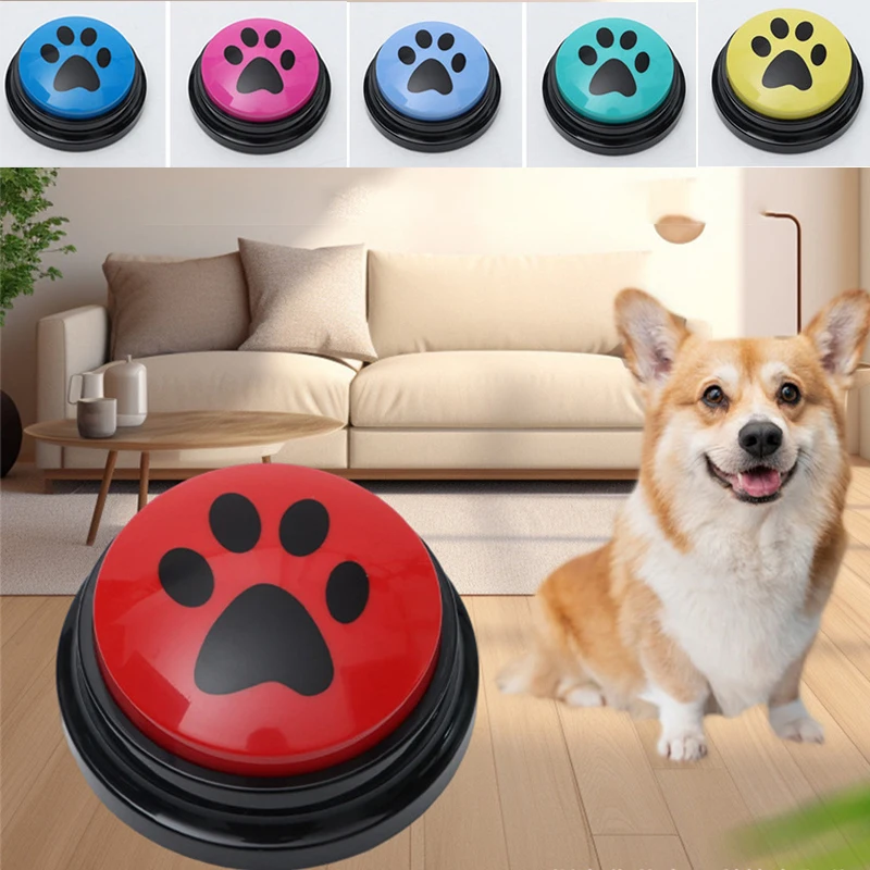 Говорящая кнопка для домашних животных записываемые кнопки дрессировки связок