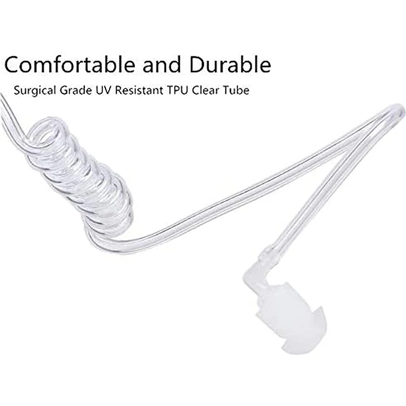 Walkie Talkie Accessories Earpieces for Baofeng Motorola Kenwood Retevis Midland Two Way Radios Headset Secret Spy Game Earpiece