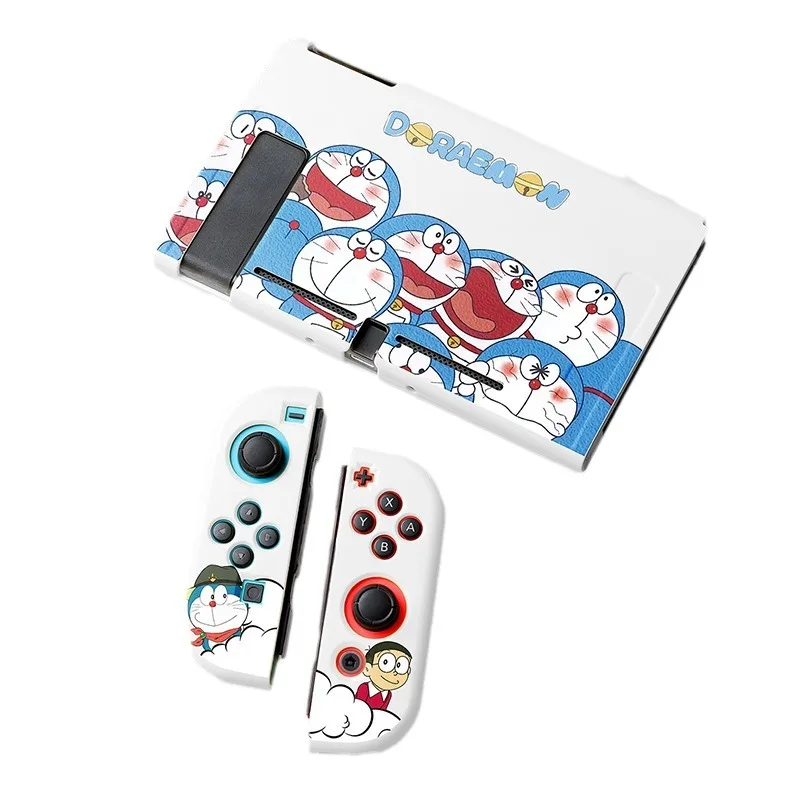 Фото Мягкий чехол Doraemon для Nintendo Switch Oled NS, защитный чехол для игровой консоли, аксессуары для игровой консоли, мультяшный аниме-чехол с защитой от падения №3
