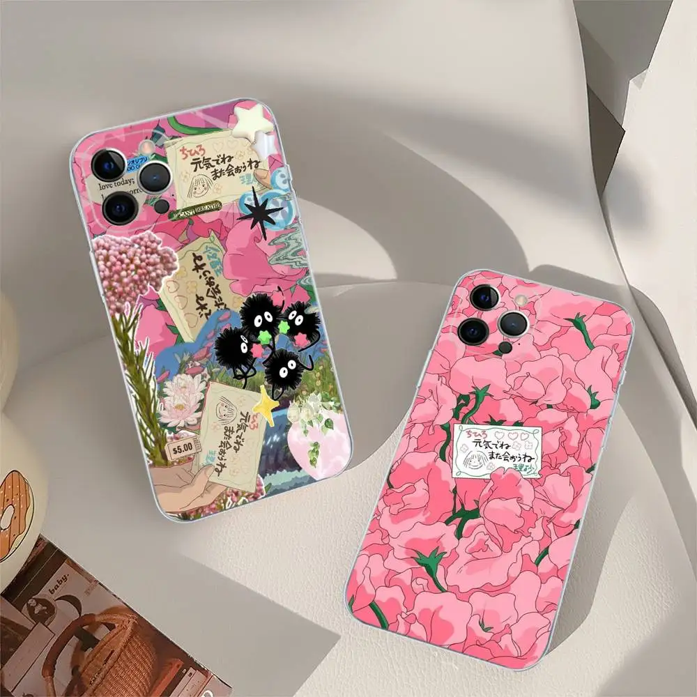 Фото Чехол S-SpiritedS CARTOON AwayS, подходит для iPhone 16, 15, чехол для телефона Promax, IPhone 14, 11, 12, высококачественный силикон 13 Pro №3