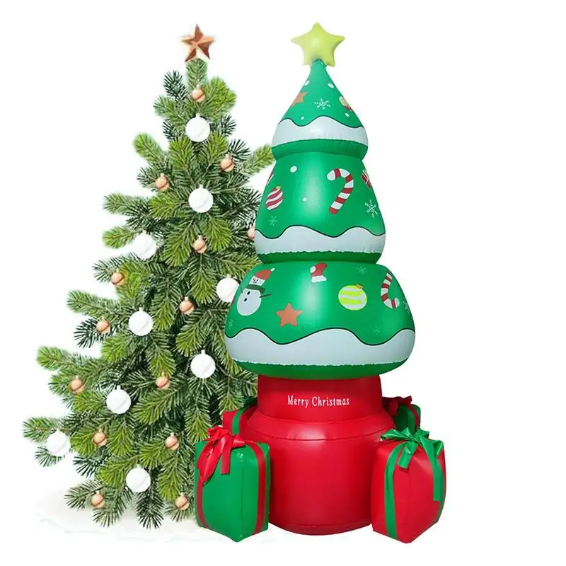 

Рождественская елка, надувная деталь, рождественские надувные украшения для улицы, красочные подарочные коробки, для улицы, двора, Рождества