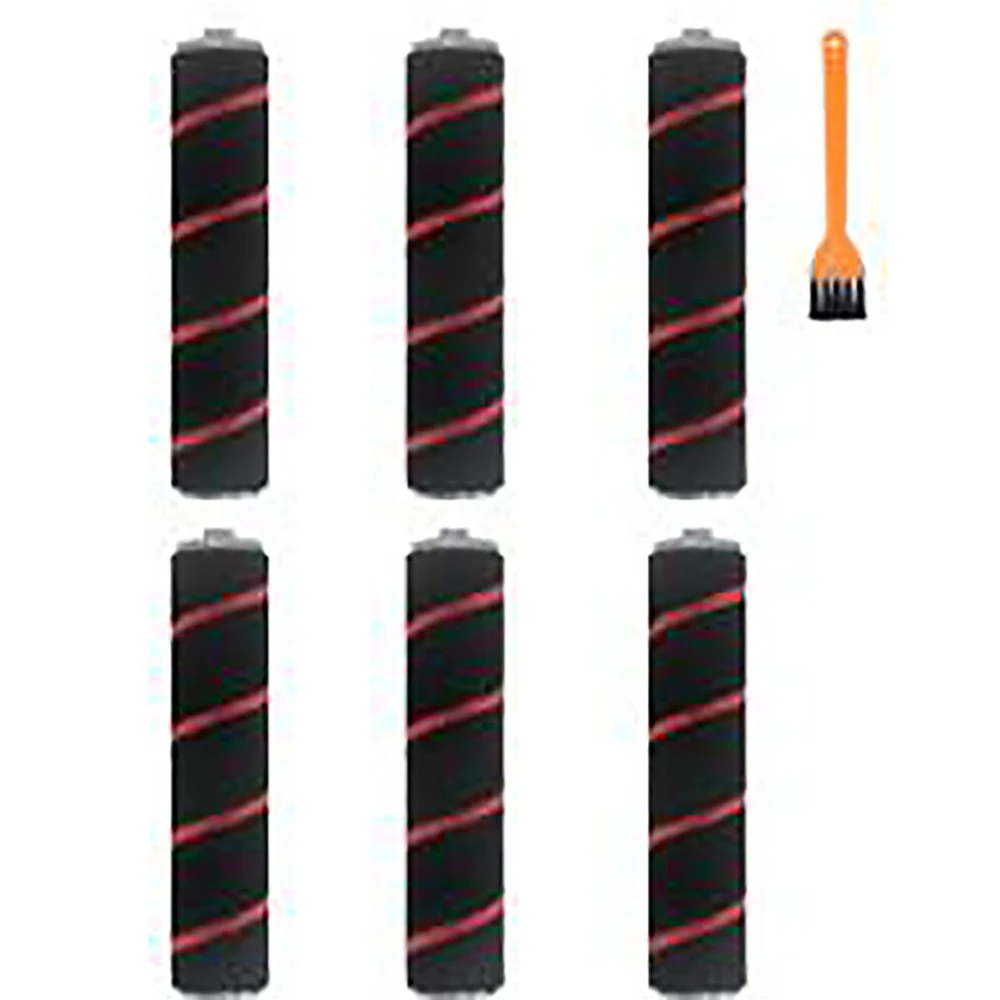 

1/ 3/ 6 pcs Fuzz Rolling Brush Handheld Vacuum Cleaner Adjustable Roller for Dreame V12 Wireless Vacuum Cleaner Main Brush