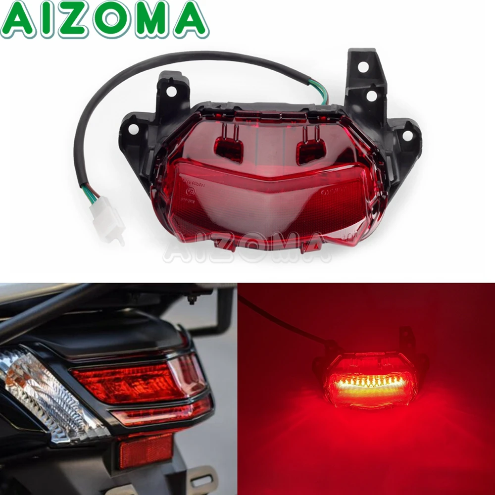 

Светодиодные фонари для мотоцикла, 12 В, стоп-сигнал для Yamaha NVX155 Aerox155 Aerox125 Tailight Tailamp 2015-2019