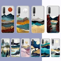 yinuoda hand painted scenery phone case for redmi note 5 7 8 9 10 a k20 pro max lite for xiaomi 10pro 10t