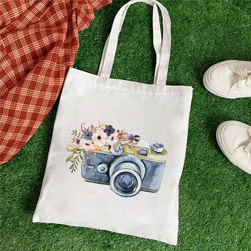 

Women Graphic Shopping Tote Bag Eco-friendly Cartoon Printing Female Shoulder Canvas Bag Eco Shopper Handbag Grocery Bags